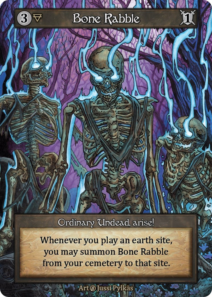 Image for Bone Rabble (Store Alternate Art Promo) (Foil) - Sorcery: Contested Realm