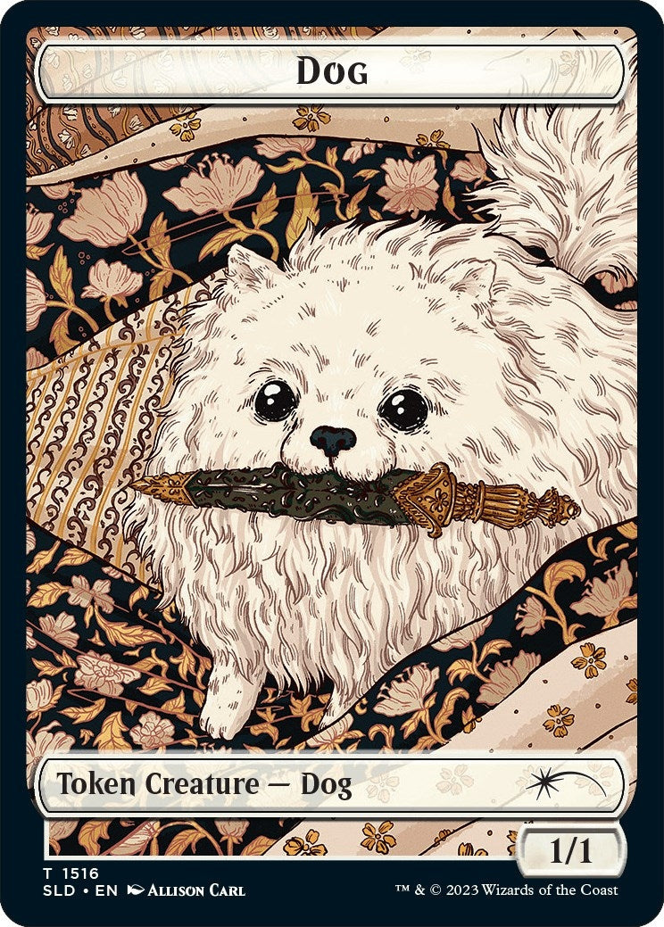 Image for Dog // Cat Double-Sided Token (1516 // 1517) [Secret Lair Drop Series] - Magic: The Gathering