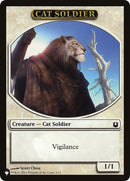 Image for Cat Soldier // Warrior Double-Sided Token (2 // 17) [The List Reprints] - Magic: The Gathering