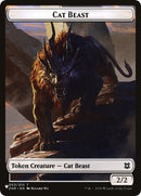 Image for Cat Beast // Shapeshifter (002) Double-Sided Token (3 // 2) [The List Reprints] - Magic: The Gathering