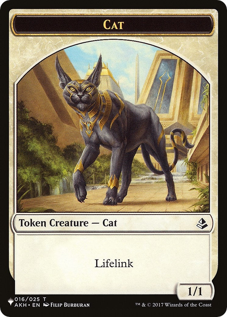 Image for Cat (016) // Citizen Double-Sided Token (16 // 12) [The List Reprints] - Magic: The Gathering