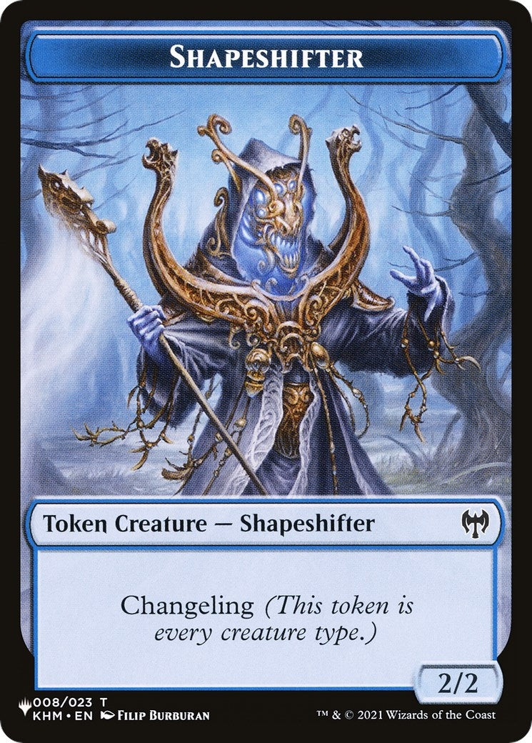 Image for Shapeshifter // Rat Double-Sided Token (8 // 3) [The List Reprints] - Magic: The Gathering