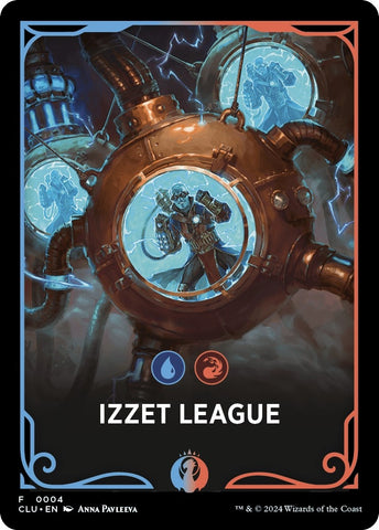 Image for Izzet League Theme Card (4) [Ravnica: Clue Edition] - Magic: The Gathering