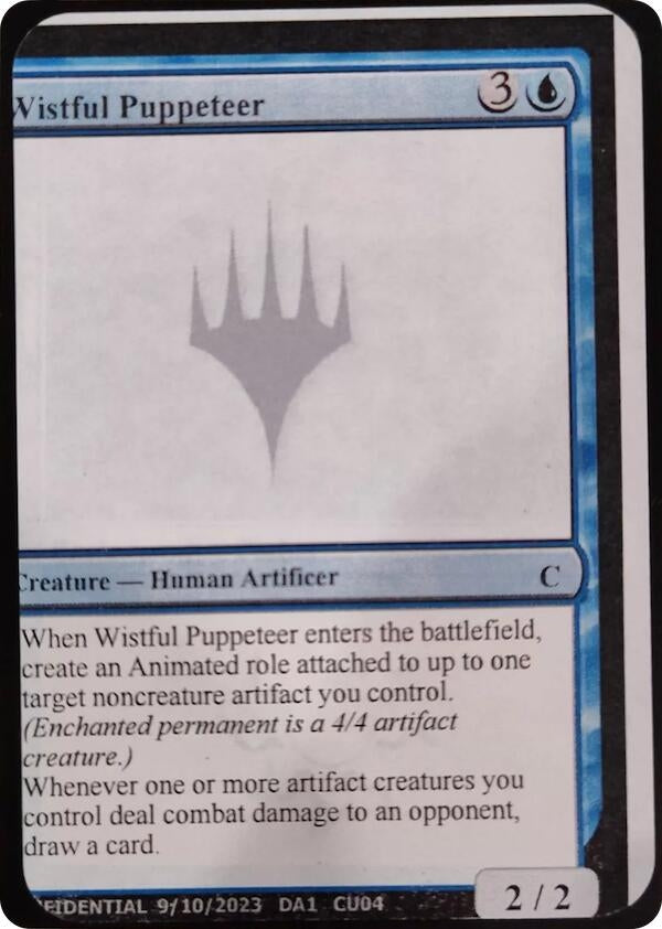 Image for Wistful Puppeteer [Un-Known Event Playtest Cards] - Magic: The Gathering