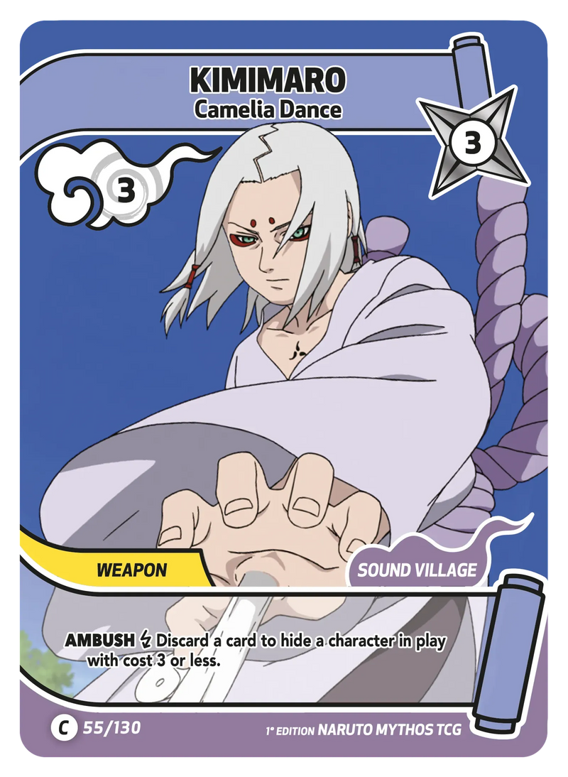 Image for Kimimaro — Camelia Dance (055/130) (KSH) - Naruto Mythos TCG