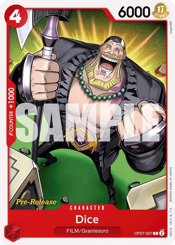 Image for Dice (OP07-007) [OP07 PRE]