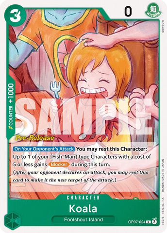 Image for Koala (OP07-024) [OP07 PRE]