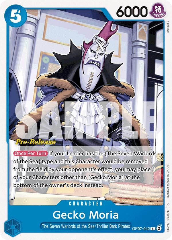 Image for Gecko Moria (042) (OP07-042) [OP07 PRE]