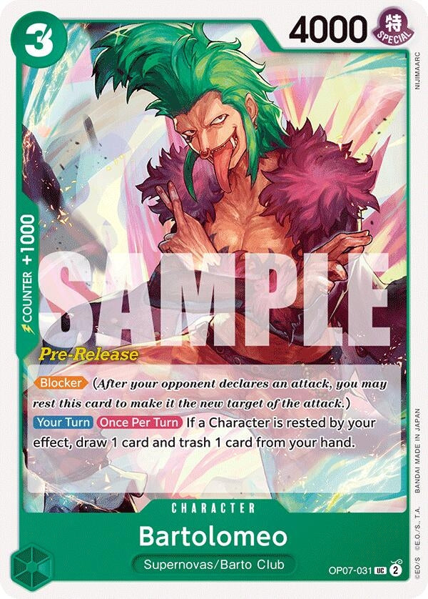 Image for Bartolomeo (OP07-031) [OP07 PRE]