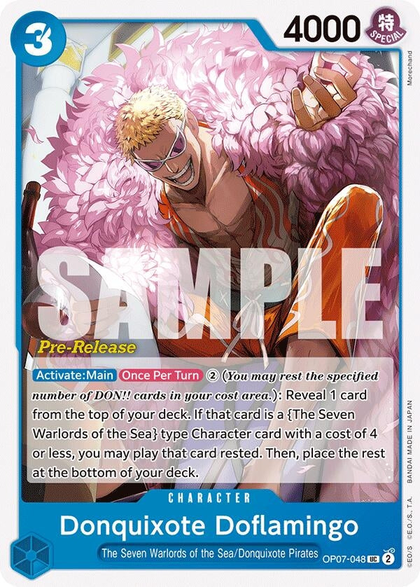 Image for Donquixote Doflamingo (OP07-048) [OP07 PRE]