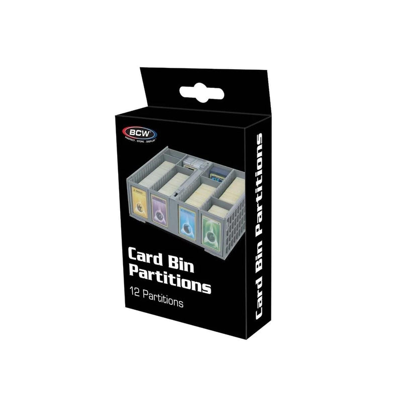 Image for Collectible Card Bin Partitions - Gray - Deck Boxes