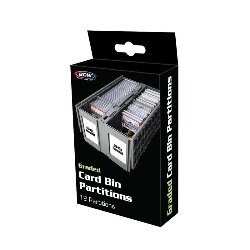 Image for Graded Card Bin Partitions - Gray - Deck Boxes