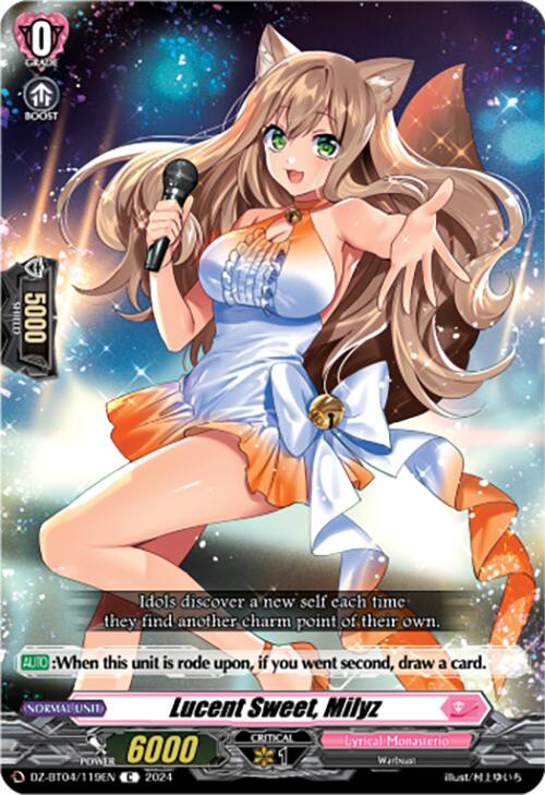 Lucent Sweet, Milyz (DZ-BT04/119EN) [Destined Showdown]