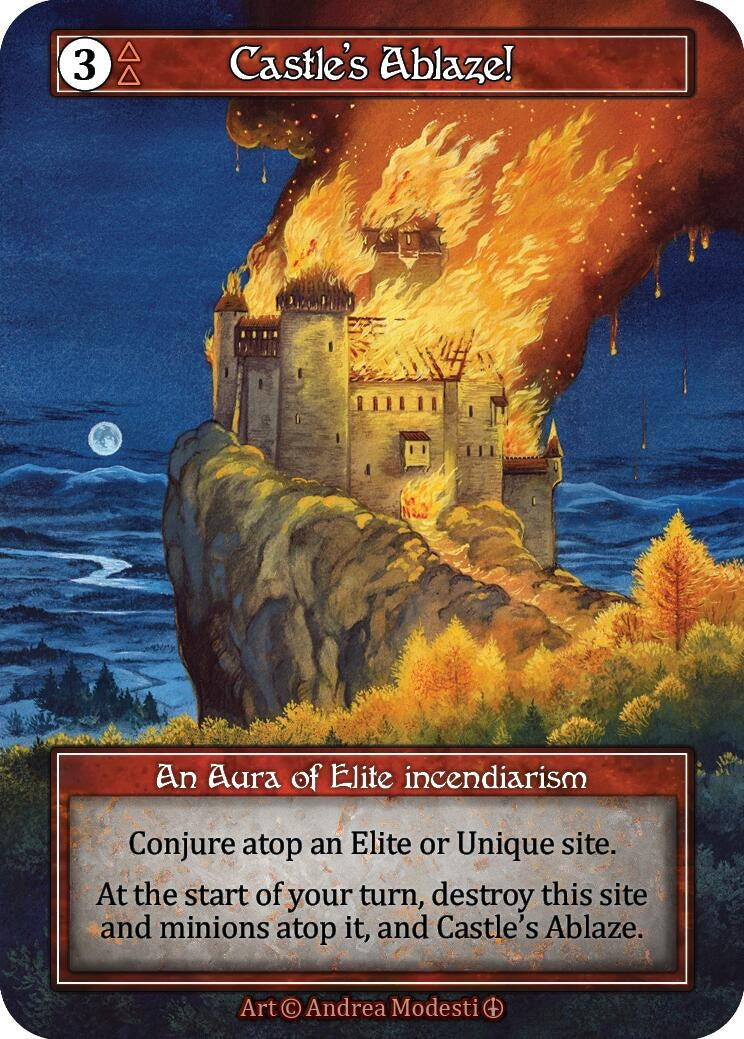 Image for Castle's Ablaze! (Foil) - Sorcery: Contested Realm