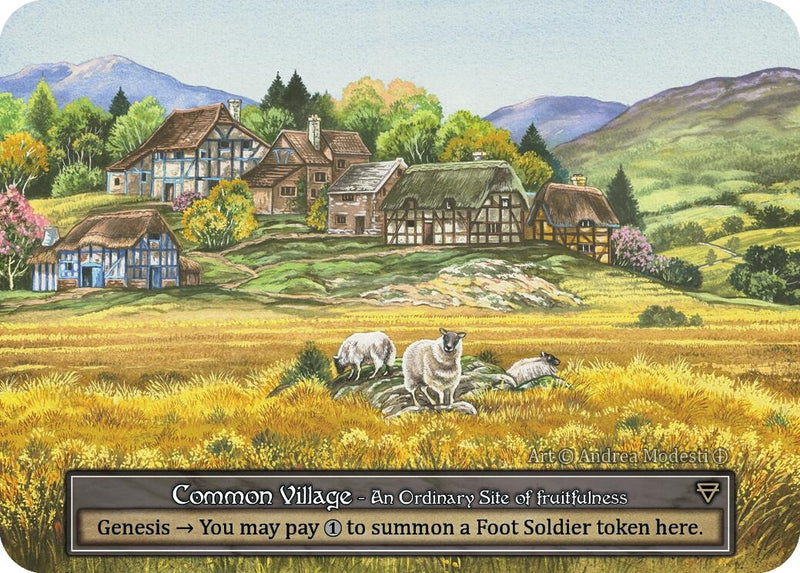 Image for Common Village (Foil) - Sorcery: Contested Realm