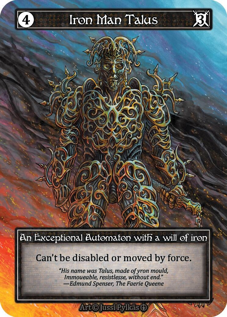Image for Iron Man Talus (Foil) - Sorcery: Contested Realm