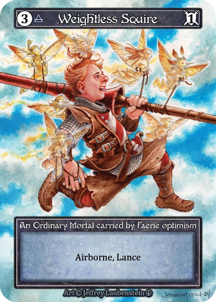 Image for Weightless Squire (Foil) - Sorcery: Contested Realm