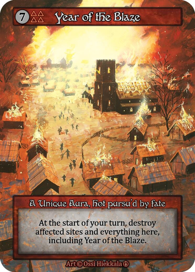 Image for Year of the Blaze - Sorcery: Contested Realm