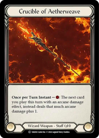 Image for Crucible of Aetherweave (1HK002) [Historic Pack 1 Blitz Deck: Kano] - Flesh and Blood TCG