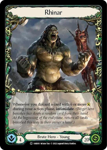 Image for Rhinar (1HR001) [Historic Pack 1 Blitz Deck: Rhinar] - Flesh and Blood TCG