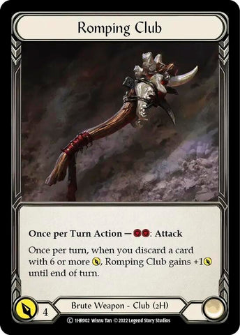 Image for Romping Club (1HR002) [Historic Pack 1 Blitz Deck: Rhinar] - Flesh and Blood TCG