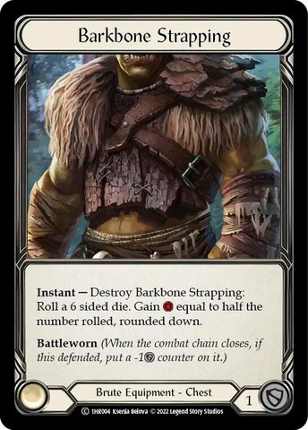 Image for Barkbone Strapping (1HR004) [Historic Pack 1 Blitz Deck: Rhinar] - Flesh and Blood TCG