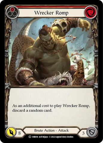 Image for Wrecker Romp (Red) (1HR014) [Historic Pack 1 Blitz Deck: Rhinar] - Flesh and Blood TCG