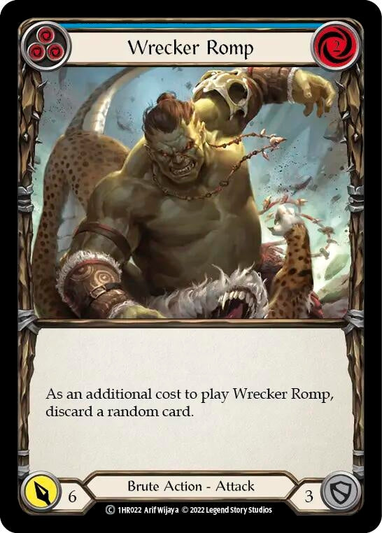 Image for Wrecker Romp (Blue) (1HR022) [Historic Pack 1 Blitz Deck: Rhinar] - Flesh and Blood TCG