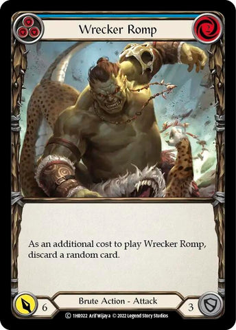 Image for Wrecker Romp (Blue) (1HR022) [Historic Pack 1 Blitz Deck: Rhinar] - Flesh and Blood TCG