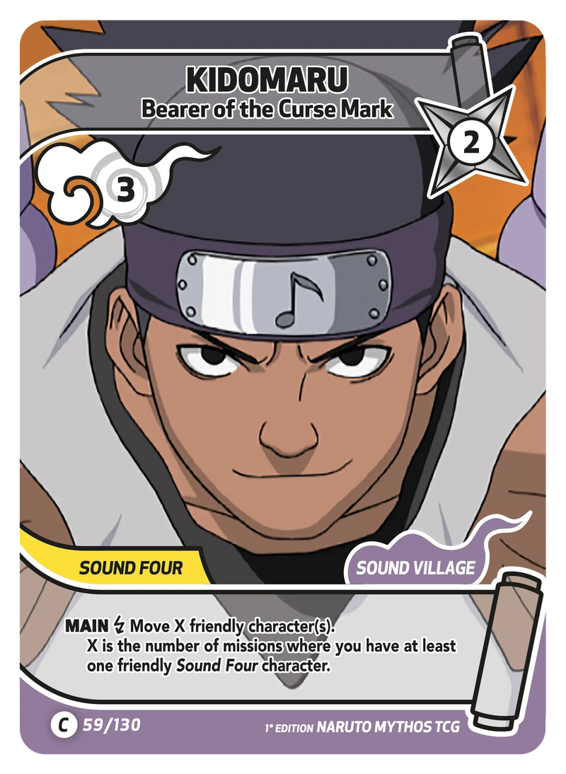 Image for Kidomaru — Bearer of the Curse Mark (059/130) (KSH) - Naruto Mythos TCG