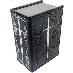 Image for Book Type Synthetic Leather Deck Case - Holy Sword Emblem - Deck Boxes