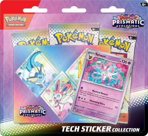 Scarlet & Violet: Prismatic Evolutions Tech Sticker Collection (Sylveon) awaiting restock