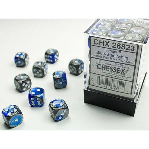 Chessex Dice - D6 Dice Block 12mm (36 Dice)