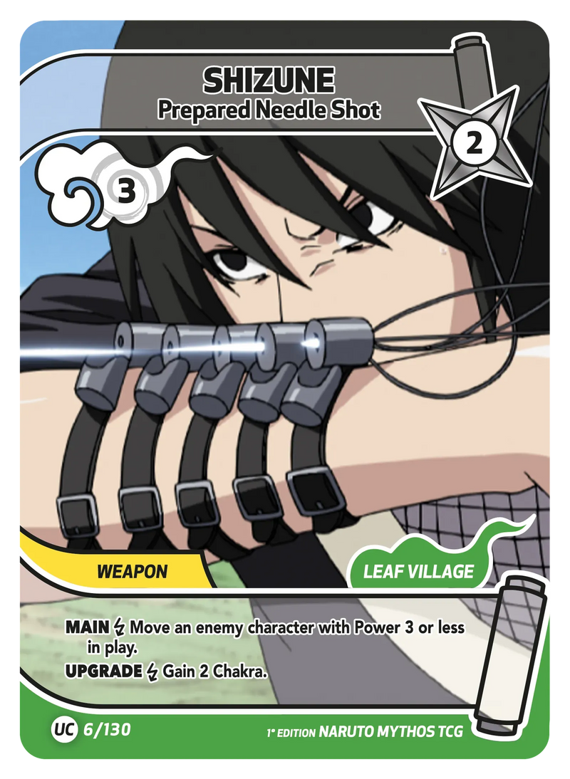 Image for Shizune — Prepared Needle Shot (006/130) (KSH) - Naruto Mythos TCG