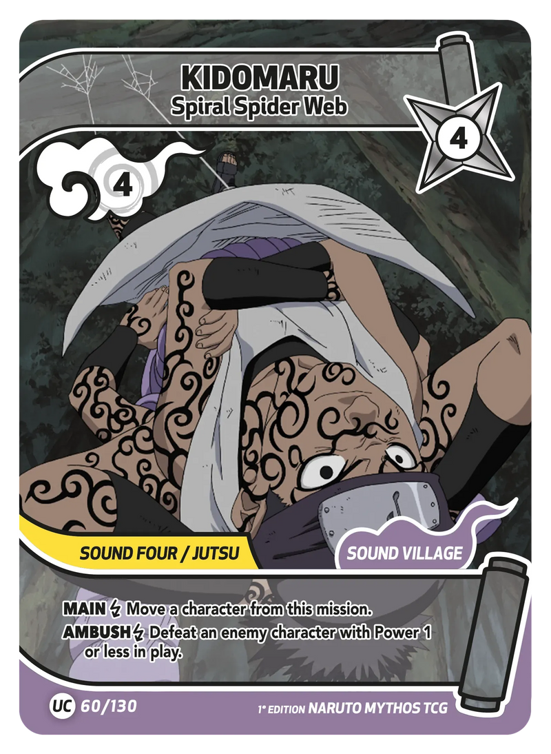 Image for Kidomaru — Spiral Spider Web (060/130) (KSH) - Naruto Mythos TCG