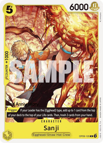 Sanji [Emperors in the New World: 2nd Anniversary Tournament Cards]