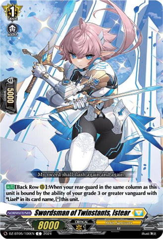 Swordsman of Twinstants, Istear (DZ-BT05/100EN) [Omniscient Awakening]
