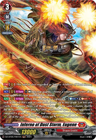 Inferno of Dust Storm, Eugene (DZ-BT05/FR01EN) [Omniscient Awakening]