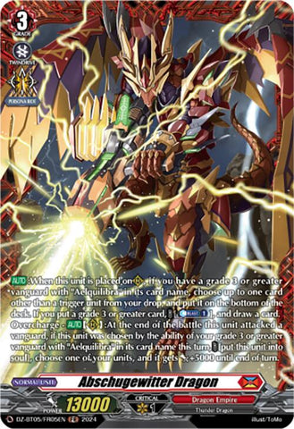 Abschugewitter Dragon (DZ-BT05/FR05EN) [Omniscient Awakening]