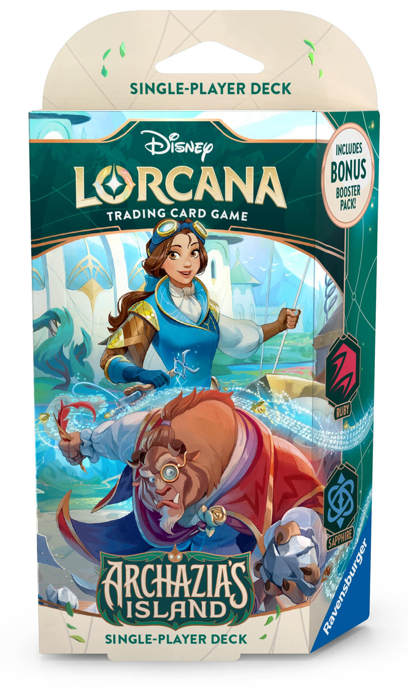 Image for Disney Lorcana: Archazia's Island Starter Deck (Ruby & Sapphire) [7]