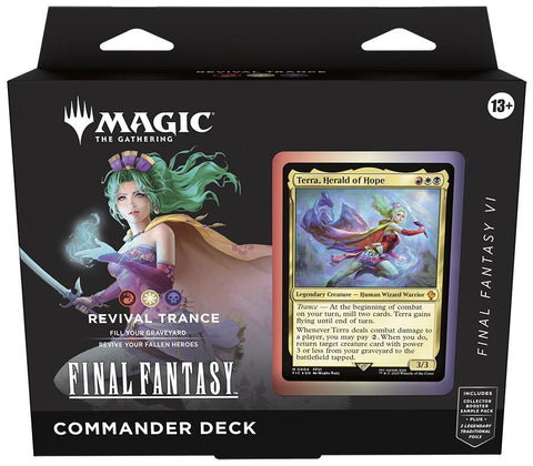 FINAL FANTASY - Commander Deck (Revival Trance FINAL FANTASY VI) restock coming