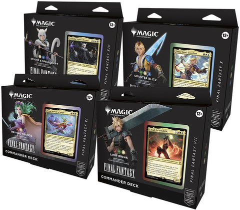 FINAL FANTASY - Commander Deck Display restock coming