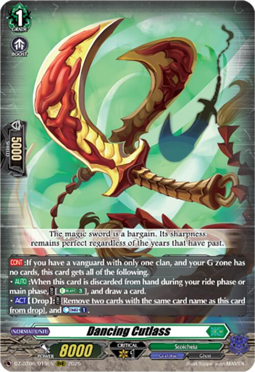 Dancing Cutlass (DZ-BT06/019EN) [Generation Dragenesis]