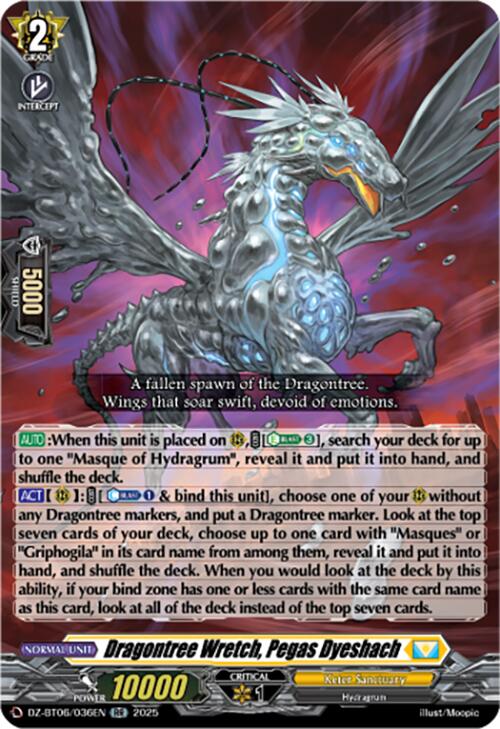 Dragontree Wretch, Pegas Dyeshach (DZ-BT06/036EN) [Generation Dragenesis]