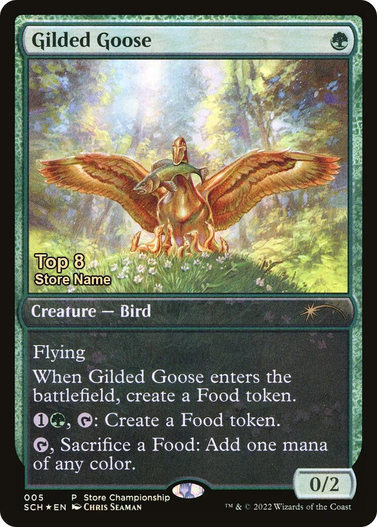 Image for Gilded Goose (Top 8) (5) [Game Day & Store Championship Promos] - Magic: The Gathering
