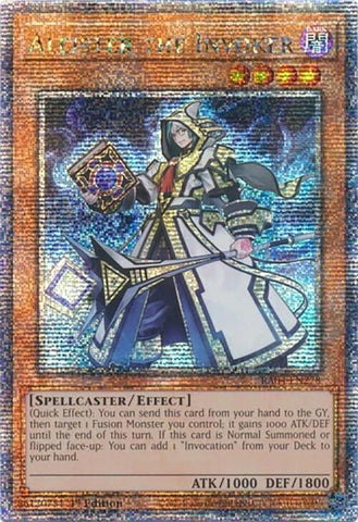 Aleister the Invoker [RA04-EN278] Quarter Century Secret Rare
