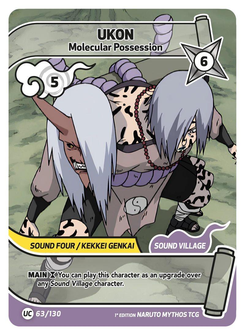 Image for Ukon — Molecular Possession (063/130) (KSH) - Naruto Mythos TCG