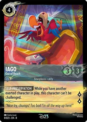 Image for Iago - Out of Reach (8) [Disney Lorcana Promo Cards] - Disney Lorcana