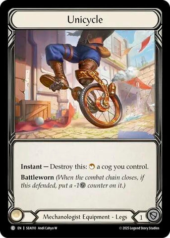 Image for Unicycle (SEA010) [High Seas] - Flesh and Blood TCG