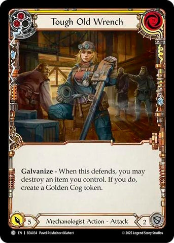 Image for Tough Old Wrench (Yellow) (SEA034) [High Seas] - Flesh and Blood TCG